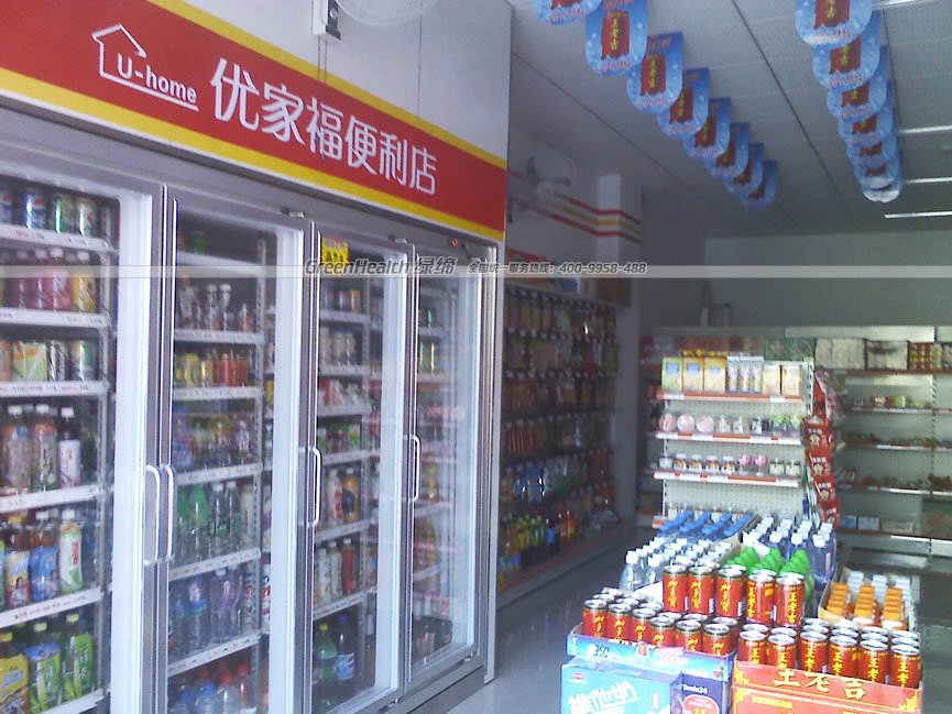 四門展示柜